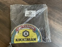 Official KIKKOMAN SOY SAUCE T-Shirt Grey Men’s XL Soft T-Shirt, X-Large, NEW!