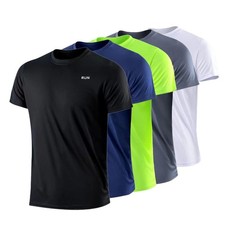Camiseta De Compresión De Deportes Para Hombres Camisa De Manga Corta Deportiva