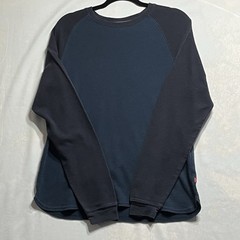 Levi’s Men’s T Shirt Size L 2-Toned Blue Waffle Knit Thermal Cabincore