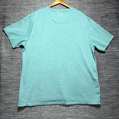 Lands’ End T Shirt Men’s 2XL Green Stretch Soft Short Sleeve