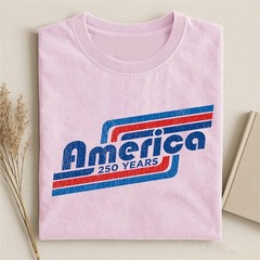 American Flag Shirt, 250 Years USA Graphic Tee, Patriotic Vintage Style T Shirt