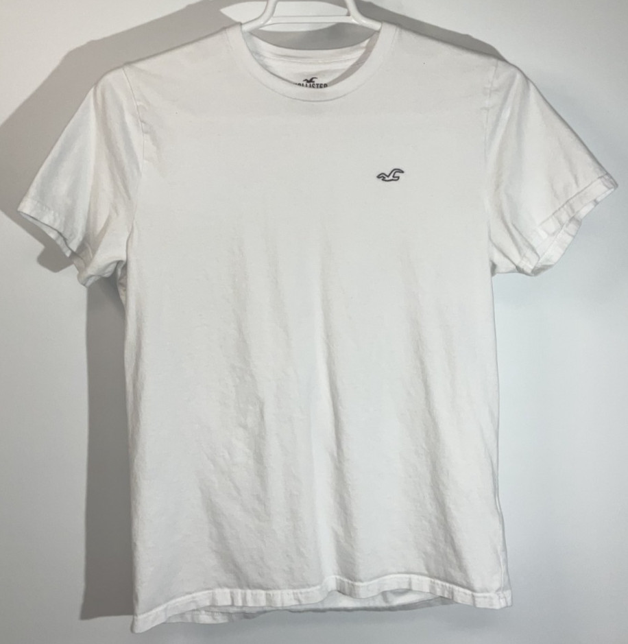Hollister Short Sleeve T-Shirt Men’s Large White
