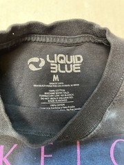 Pink Floyd T-Shirt Tie Dye Dark Side Of The Moon Size Medium Liquid Blue