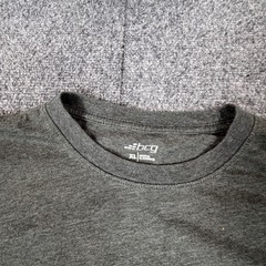 BCG Mens XL Long Sleeve Performance T-Shirt Charcoal Gray Heather Athletic Top