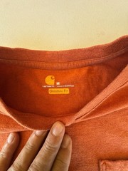 Carhartt Men’s Loose Fit Heavyweight Short-Sleeve Pocket T-Shirt in Jasper Heath