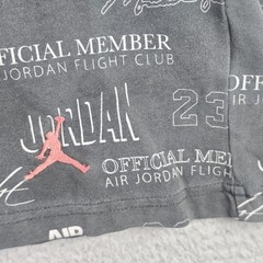 Jordan Mens Flight Club Tee S Gray All Over Print Jumpman Official Member 23