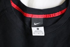 Nike Kobe Long Sleeve Thermal Shirt Mens XL Black Red Swoosh Basketball Waffle