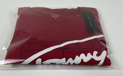 Tommy Hilfiger Men’s Crew Neck Short Sleeve Logo Graphic T-Shirt Red M