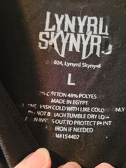 Lynard Skynard Ladies T-Shirt Size Large, Black Burgandy Designs Cpy date 2024