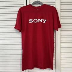 Vintage Sony Hawaii 45th Anniversary T Shirt M Bravia American Apparel Red Promo