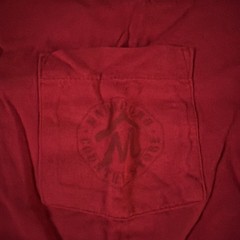Vintage Marlboro Country Store Shirt Mens Large Red Pocket Logo Graphic 90s Tee
