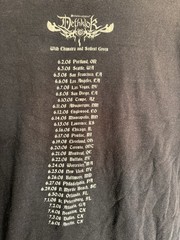 VTG 2008 Deathklok Metalocalypse Tour Shirt, Men’s Large Adult Swim Brendon