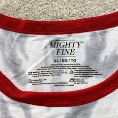Mighty Fine Tie Dye Space Shuttle Launch Shirt Mens XL Red Trim Graphic Tee