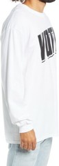 BP VOTE White Black Long Sleeve Graphic Political T-Shirt Cotton SMALL Oversize