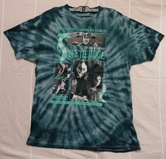 BEETLEJUICE Sz XL Tie Dye Green T-shirt The Afterlifes Leading Bio Exorcist