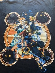 Kingdom Hearts Shirt Mens S Black Disney Disney Square Enix Graphic Tee Gaming