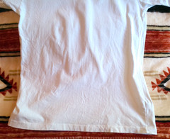 J. CREW VTG UNISEX PLAIN TEE SMALL WHITE SSLV CREW NECK USA MADE 100% COTTON
