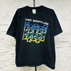 The Beatles 2007 Apple Official Band T Shirt John Paul George Ringo Black XL