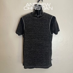 Andrew Christian T Shirt 20″ armpit to armpit Cotton/rayon blend No size