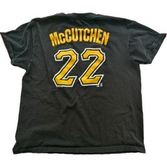 Pittsburgh Pirates MLB Andrew McCutchen 22 Black Short Sleeve T- Shirt Mens XL