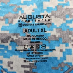 Augusta Sportswear Men’s XL Blue Piedmont Printed T-Shirt