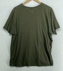 RAG & BONE Shirt Mens XL Classic Tech Jersey Tee Slub Short Sleeve Green
