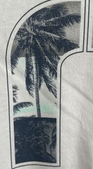 Travis Mathew Hawaiian Tee Mens Sz Medium, Logo, White, Short Sleeve NWT