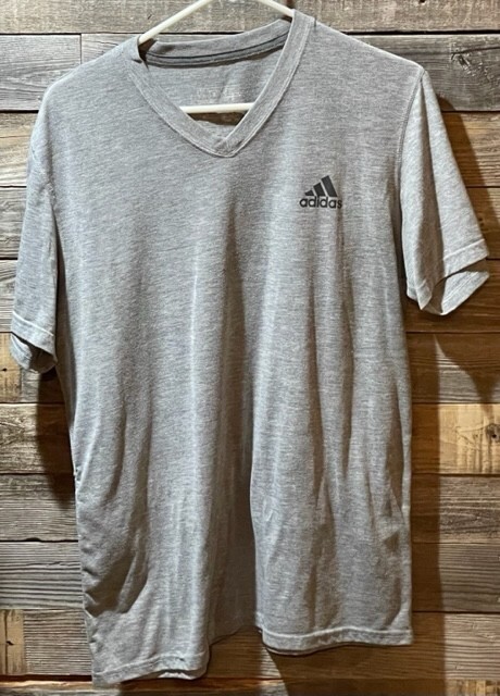 Adidas, Ultimate Tee, Men’s Large, Gray, Short Sleeve, Shirt