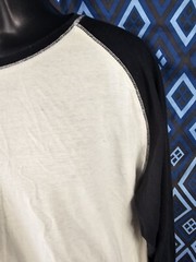 Stafford Tshirt Longsleeve XL Men Black White Length 27″ Chest 48″