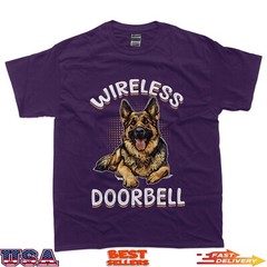 German Shepherd Dog Breed Wireless Doorbell T-Shirt