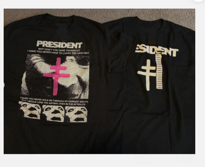 Rare! President Band 2 Sides New Tour 2026 Black S to 5XL Concert Shirt