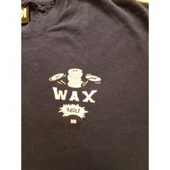 101 Wax Vault Graphic T-Shirt Men’s XL Navy Blue Vinyl Record Music Tee Cotton