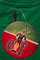 ELF WILL FARREL OMG SANTA CHRISTMAS T-Shirt MENS LARGE NEW w/ TAG