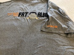 Vintage FUBU Shirt Mens XL Gray Fat Albert Graphic Streetwear Premium 90s Baggy