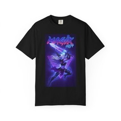 Magic 1984 Xmen Neon Sorceress T-shirt | Retro 80s Vaporwave Wizardry