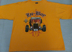 Men’s XL Choice Apparel Yellow Hi-Boy Ford Graphic Car T Shirt