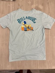 Billabong x The Simpsons Couch Family Graphic Tee Men’s Large Mint Green
