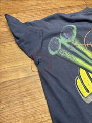 Vintage 90s JNCO Twin Cannon T Shirt Size Medium Thrashed Distressed
