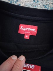 Supreme Gonz Nametag S/S Top BLACK MEDIUM FW21
