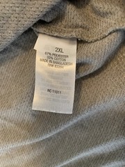 RIDGECUT TOUGHWEAR 2X-LARGE MEN’S LONG SLEEVE THERMAL GRAY POCKET