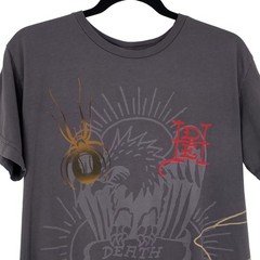 Y2K Ed Hardy Audigier Tattoo Art Skull Graphic Tee L Cotton Grey Made In USA