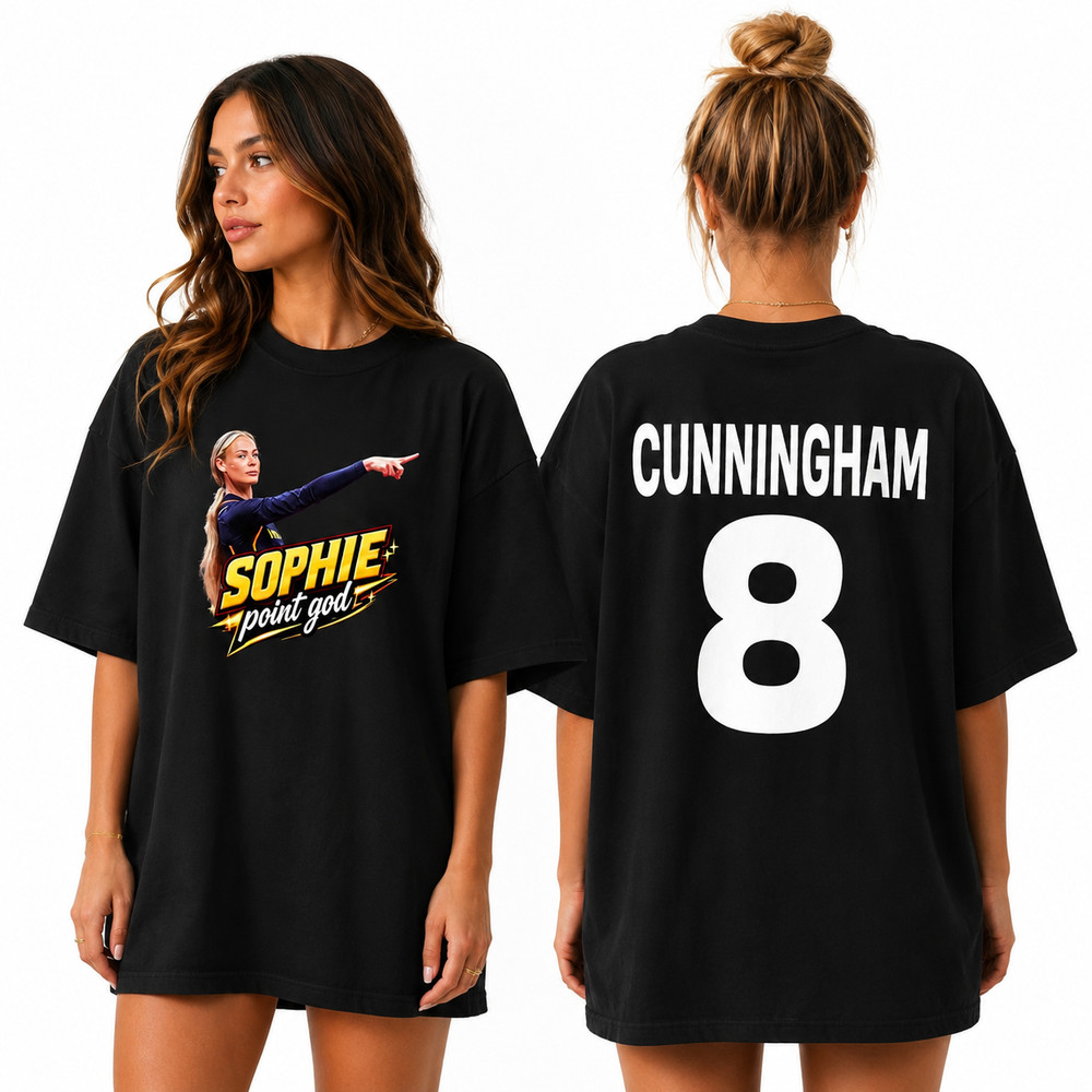 Sophie Cunningham 8 Fan T- Shirt Basketball Graphic Tee Unisex Gift