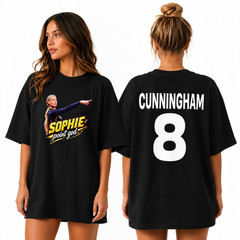Sophie Cunningham 8 Fan T- Shirt Basketball Graphic Tee Unisex Gift