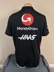 Haas Racing F1 Team Polo Shirt Moneygram Men’s Size EUR Large L