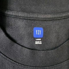 YZY Gap Regular Fit Tee Shirt Tapestry Navy Size Large Euc