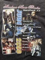 Vintage 2000 Creed 3 Doors Down Concert T Shirt XL Meadows Music Theatre Rap Tee