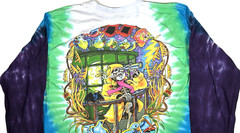 Grateful Dead Watch Tower Front/Back Graphic Tie Dye T-Shirt Size Large New