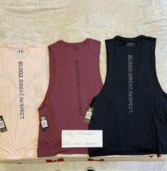 Under Armour Project Rock BSR & Sweat Equity Bundle of 5 Men’s XXL Tank’s