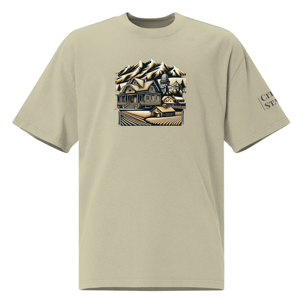 Oversized faded t-shirt (IDAHO)