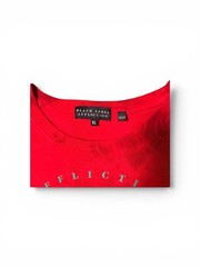 Black Label Affliction Skulls X-Large Shirt Red Tie-Dye